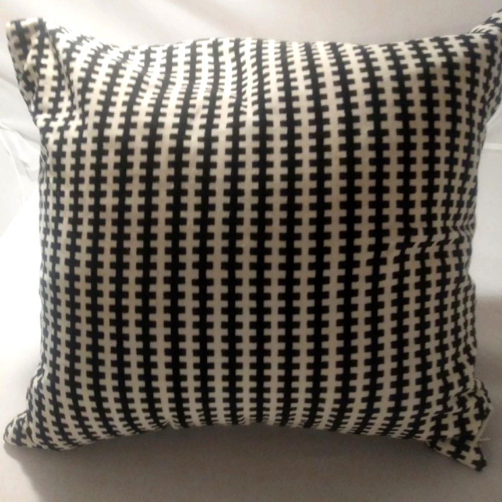 Black and White Decorative Pillow
